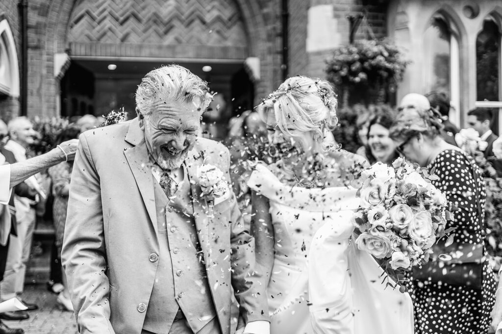 A Symphony of Love: An Eccentric Wedding Journey from St. Albans Register to The Gate in Brickett Wood, Hertfordshire