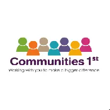 Communities 1st charity logo – supporting community services in Hertfordshire