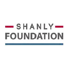 Shanly Foundation logo with the word "Shanly" in grey above "Foundation" in bold, between red and blue horizontal lines.